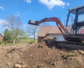 Ekskavatoriaus ir bobcat nuoma su operatoriumi. / Kasimas / Darbų pavyzdys ID 3293579
