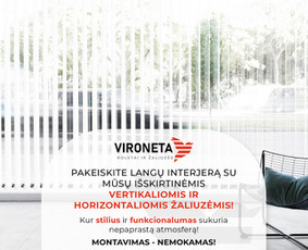 Klaipėda. Žaliuzės, Užuolaidos, Roletai, Romanetės. / MB "VIRONETA" / Darbų pavyzdys ID 3294465