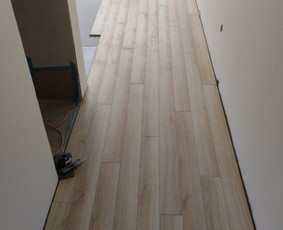 Vidaus apdaila.dažymas, tinkavimas glaistas. - Laminato klojimas - 1 Laminato klojimas - Vidaus apdaila.dažymas, tinkavimas glaistas. - 1