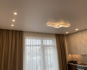 Statybos darbai - Įtempiamos lubos – Led linijos, nišos, greitas montavimas - 4