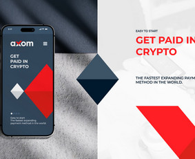 Axom.money - Trusted crypto gateway  |   Vizualinio identiteto kūrimas - Logotipų kūrimas - Firminis stilius - Brandingas / brendas - www.glogo.eu - Gedas Meškūnas