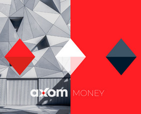 Axom.money - Trusted crypto gateway  |   Vizualinio identiteto kūrimas - Logotipų kūrimas - Firminis stilius - Brandingas / brendas - www.glogo.eu - Gedas Meškūnas