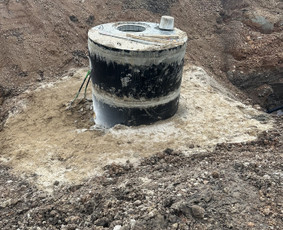 Vandentiekio, nuotekų, drenažo, dujotiekio tinklų statyba / UAB RIMGENA / Darbų pavyzdys ID 3301055