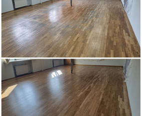 Šlifuojame parketą, parketlenčių, parketo, laminato klojimas / Jovydas Rucinskas / Darbų pavyzdys ID 3301605