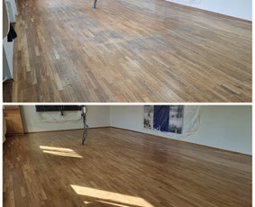 Šlifuojame parketą, parketlenčių, parketo, laminato klojimas / Jovydas Rucinskas / Darbų pavyzdys ID 3301607