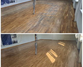 Šlifuojame parketą, parketlenčių, parketo, laminato klojimas / Jovydas Rucinskas / Darbų pavyzdys ID 3301611