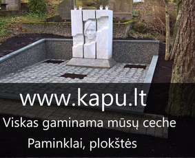 Kapų dengimas granitinėmis trinkelėmis, dengimas granito plokšte