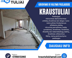 Griovimo darbai, perkraustymas, krovinių pervežimo paslaugos - Dalinių krovinių pervežimas Lietuvoje - 1 Dalinių krovinių pervežimas Lietuvoje - Griovimo darbai, perkraustymas, krovinių pervežimo paslaugos - 1