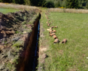 Ekskavatoriaus nuoma. Savivarčio paslaugos.sniego valymas. / Kasimo darbai / Darbų pavyzdys ID 3308223
