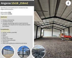 Angarai,projektai, metalo konstrukcijos, statyba / AUTOSTELE UAB / Darbų pavyzdys ID 3308589