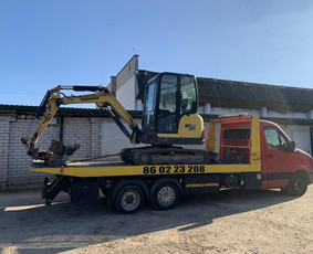 4t Mini ekskavatoriaus,bobcat.polių grežimas.griovimas / Spec. technikos nuoma Vilnius / Darbų pavyzdys ID 3308847