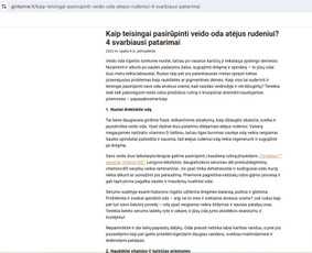Marketingo ir komunikacijos tekstų kūrimas, Lt ir En - Straipsnių rašymas - 4 Straipsnių rašymas - Marketingo ir komunikacijos tekstų kūrimas, Lt ir En - 4