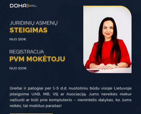 Teisinės paslaugos verslui ir privatiems klientams / MB Doha / Darbų pavyzdys ID 3310183