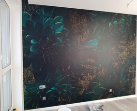 Tapetų klijavimas - Vidaus apdailos darbai: Glaistymas, dažymas, tapetavimas. - 1