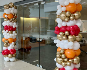 Vitrinų dekoravimas - &Scaron;venčių, dekoravimas: Foto sienelės, gėlės, balionai - 4