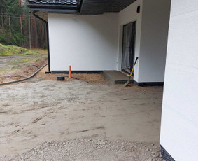 Trinkelių pagrindo paruošimas - Trinkelių klojimas Kauno - Marijampolės apskrityse - 4