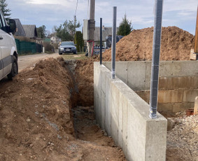 Betonavimo darbai, atraminės sienelės, pamatų liejimas. / MB Stiprus Betonas / Darbų pavyzdys ID 3318081