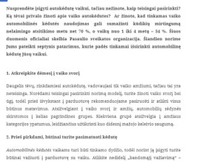 Rinkodaros specialistė, tekstų kūrėja Lt ir En / Jelena Kirpa / Darbų pavyzdys ID 633801