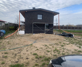 Klinkerio klijavimas - Apdailinio mūro, bei klinkerinių plytelių atliekami darbai. - 1