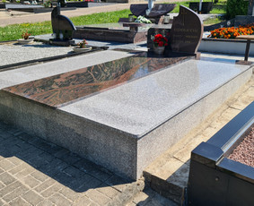 Akmens plokštės, paminklai, kapų darbai su garantija 5 metam / UAB "Priegolė" / Darbų pavyzdys ID 3320201