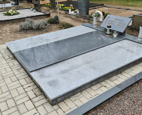 Akmens plokštės, paminklai, kapų darbai su garantija 5 metam / UAB "Priegolė" / Darbų pavyzdys ID 3320225