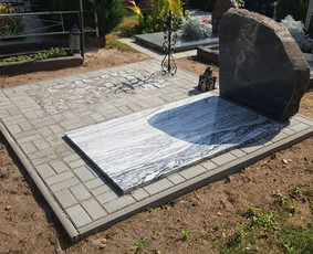 Akmens plokštės, paminklai, kapų darbai su garantija 5 metam / UAB "Priegolė" / Darbų pavyzdys ID 3320229