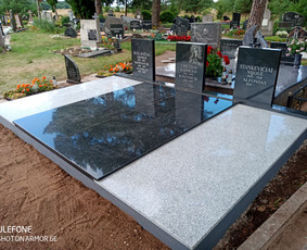 Akmens plokštės, paminklai, kapų darbai su garantija 5 metam - Granito plokštės kapams, dengimas - 1 Granito plokštės kapams, dengimas - Akmens plokštės, paminklai, kapų darbai su garantija 5 metam - 1