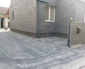 Trinkelių klojimas Kauno - Marijampolės apskrityse / Trinkelių klojimas / Darbų pavyzdys ID 3327163