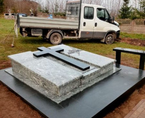 Kapų/kapaviečių tvarkymas restauravimas. - Kapavietės pamatų betonavimas - 2 Kapavietės pamatų betonavimas - Kapų/kapaviečių tvarkymas restauravimas. - 2