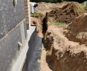 Drenažo įrengimas - Sklypų tvarkymas, griovimas,vejos įrengimas,hidroizoliacija - 4