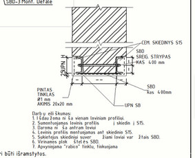 Konstrukcinė dalis Sk Projektavimas Tp Dp Tdp Konstruktorius / JR Constructions MB / Darbų pavyzdys ID 3327999
