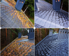 Stogų valymas ir priežiūra - Fasadų,stogų ir kitų paviršių plovimas, srautinis valymas. - 1