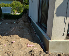 Pamatų šiltinimas drenažas hidroizoliacija ir kasimo darbai / Pamatai / Darbų pavyzdys ID 3330639