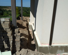 Pamatų šiltinimas drenažas hidroizoliacija ir kasimo darbai / Pamatai / Darbų pavyzdys ID 3330641