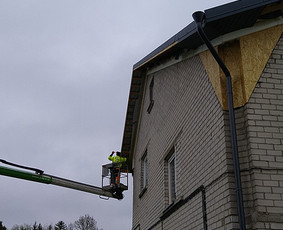 Stogu dengimas, renovacija - Lietaus nuvedimo sistemos - 1 Lietaus nuvedimo sistemos - Stogu dengimas, renovacija - 1