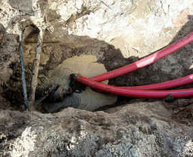 Tinklų įrengimas uždaru būdu, kryptinio gręžimo paslaugos / MB HD Drilling / Darbų pavyzdys ID 3338367