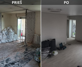 Vidaus apdailos darbai dažymas,plytelių klijavimas ir kita / Vidaus apdailos darbai Vilniuje / Darbų pavyzdys ID 3338471