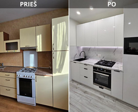 Virtuvės Baldai.išmatuojam,suprojektuojam,pagaminam per 45d. / DC Virtuvės Baldai / Darbų pavyzdys ID 3341336