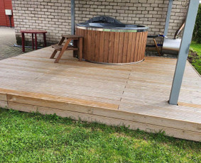 Terasos, pavėsinės ir kiti karkaso darbai - Medžio darbai, staliai - 4 Medžio darbai, staliai - Terasos, pavėsinės ir kiti karkaso darbai - 4