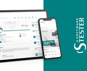 A Software Tester  |   Vizualinio identiteto kūrimas - Logotipų kūrimas - Firminis stilius - Brandingas / brendas - www.glogo.eu - Gedas Meškūnas
