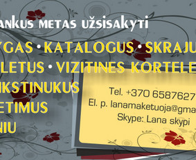 Dizainas ir maketavimas už prieinamą kainą - Skrajutės maketavimas - 1 Skrajutės maketavimas - Dizainas ir maketavimas už prieinamą kainą - 1