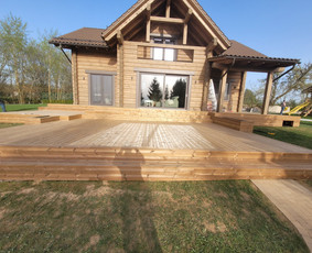 Pavėsinių gamyba, statymas - Terasų, stoginių, pergolų, gipskartono irengimas montavimas - 2