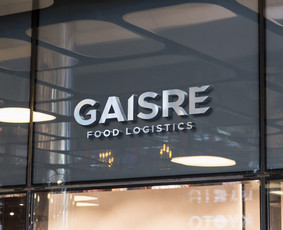 Logistikos įmonės "Gaisrė" lauko iškabos dizainas