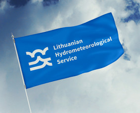 "Lietuvos Hidrometeorologijos Tarnyba" vėliavos dizainas