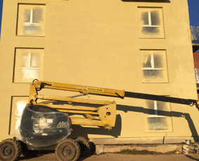 Statybos, apdaila - Fasadų apdailos darbai. Struktūrinio tinko pur&scaron;kimas - 3