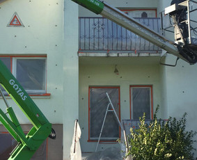 Statybos, apdaila - Fasadų apdailos darbai. Struktūrinio tinko pur&scaron;kimas - 2