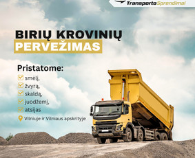 Statybinių atliekų konteinerių nuoma- šiukšlių išvežimas / MB Transporto sprendimai / Darbų pavyzdys ID 3345146