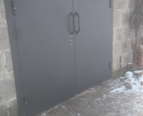 Metalinės durys, gamyba - Metalo konstrukcijos,turėklai,tvoros,laiptai,suvirinimas - 1