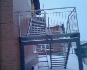 Metaliniai laiptai, gamyba - Metalo konstrukcijos,turėklai,tvoros,laiptai,suvirinimas - 1