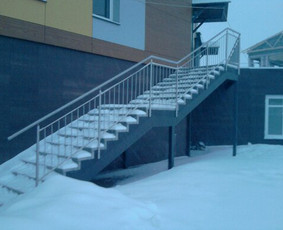 Lauko laiptai - Metalo konstrukcijos,turėklai,tvoros,laiptai,suvirinimas - 2